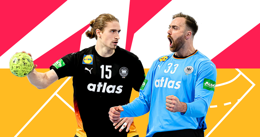 Juri Knorr und Andreas Wolff