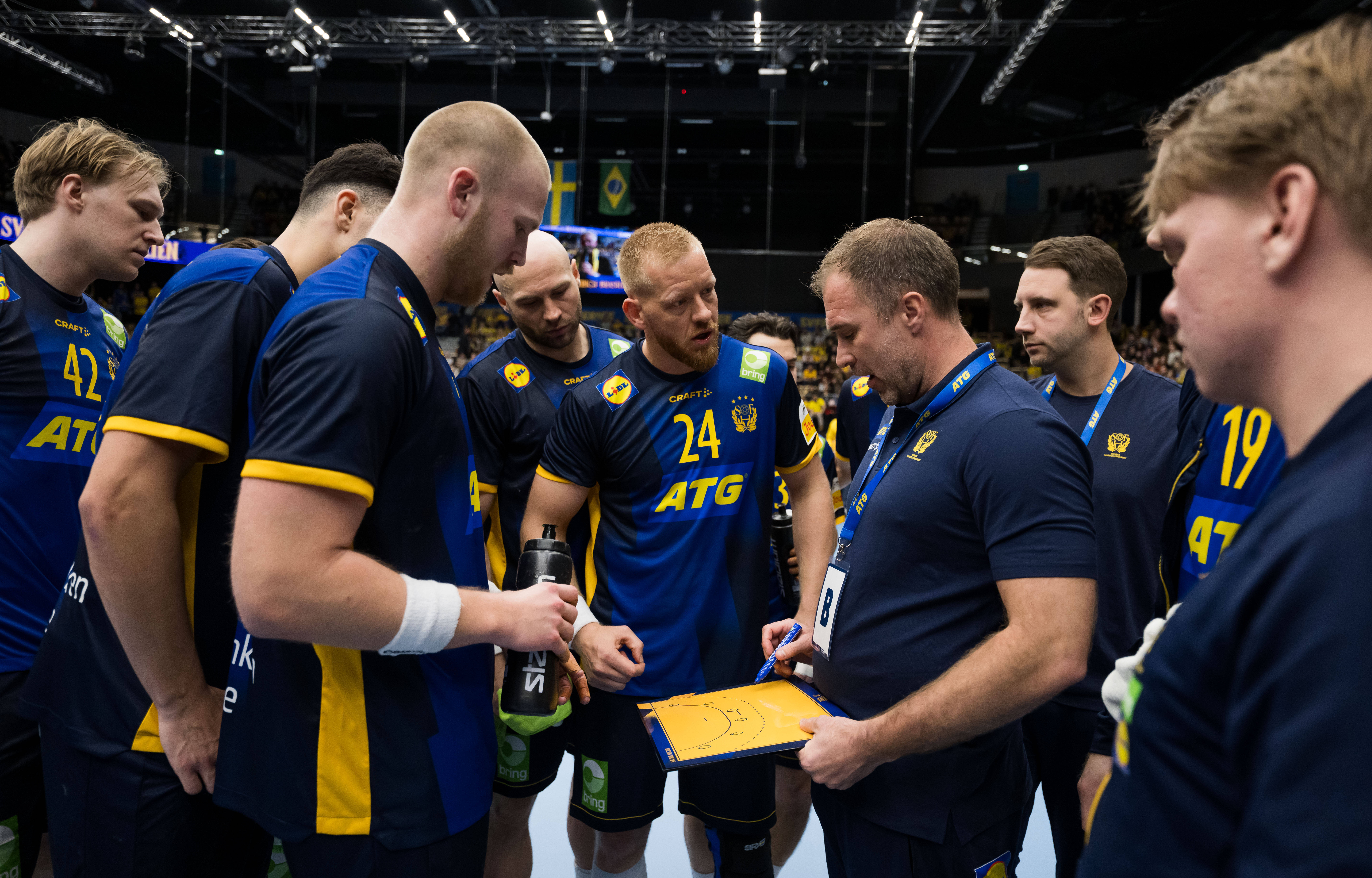 Die schwedische Mannschaft