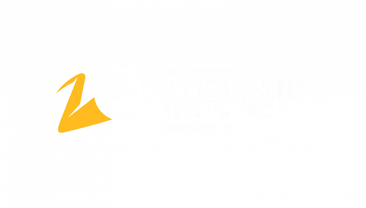 Logo Wm 27 weiß gelb